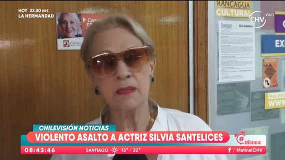 Actriz Silvia Santelices sufrió violento asalto: se llevaron $19 millones