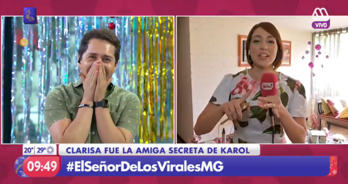 El feo gesto que tuvo Karol Lucero con el regalo de amigo secreto que recibió