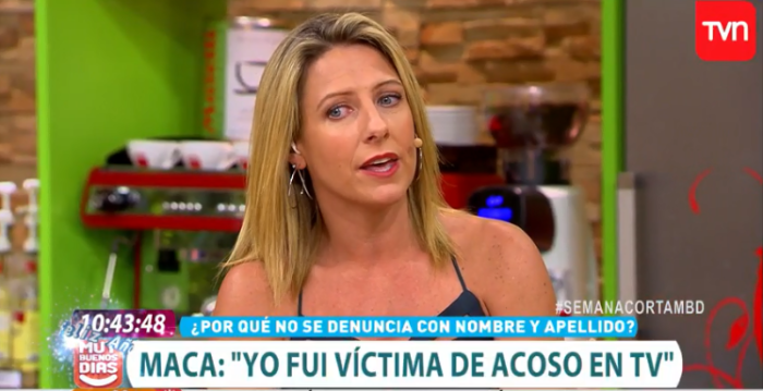 Macarena Tondreau denunció acoso sexual de parte de un productor de televisión