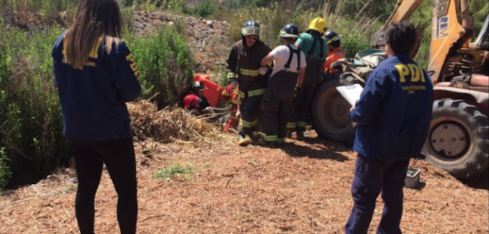 Trabajador muere aplastado por un tractor tras caer a canal de regadío en El Molle