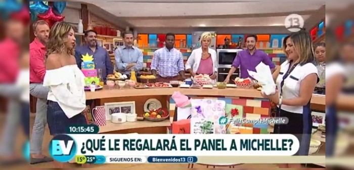 Panelistas de Bienvenidos bromearon con regalo de Pancha a Michelle Adam: era una alcancía