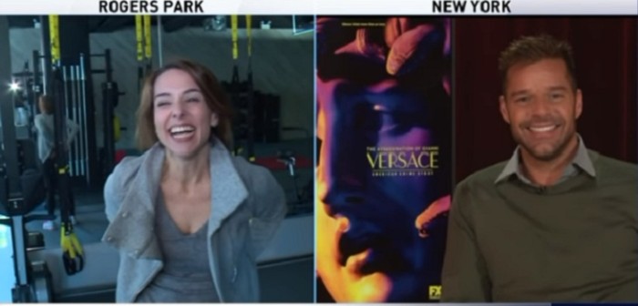 Periodista estalló de felicidad al entrevistar a Ricky Martin: no sabía que él seguía allí