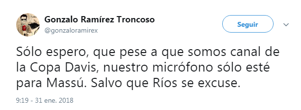 Gonzalo Ramírez | Twitter