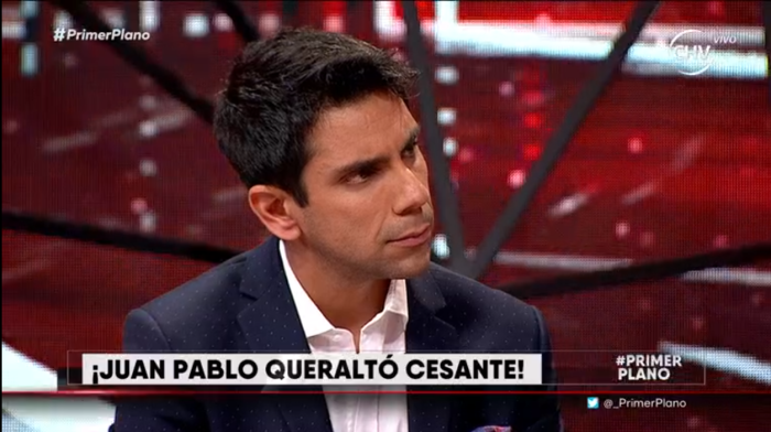 Juan Pablo Queraltó hizo de las suyas en 'Primer Plano': hasta dio un 