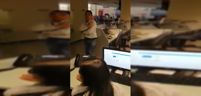 Trabajador de un banco grabó terrorífico suceso paranormal: niña se cruzó por la cámara