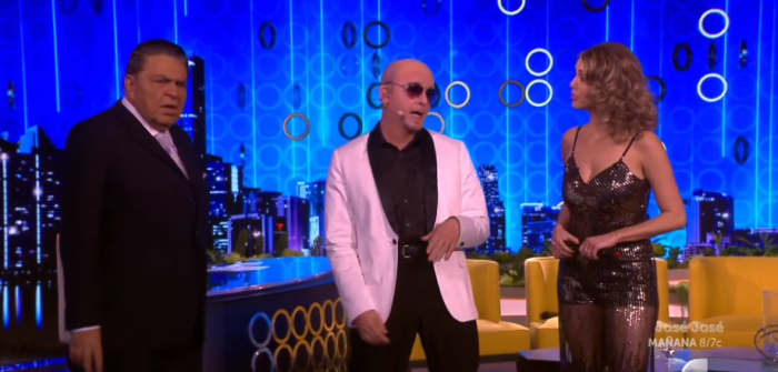 La nueva genialidad de Kramer: se lució imitando a Pitbull en programa de Don Francisco