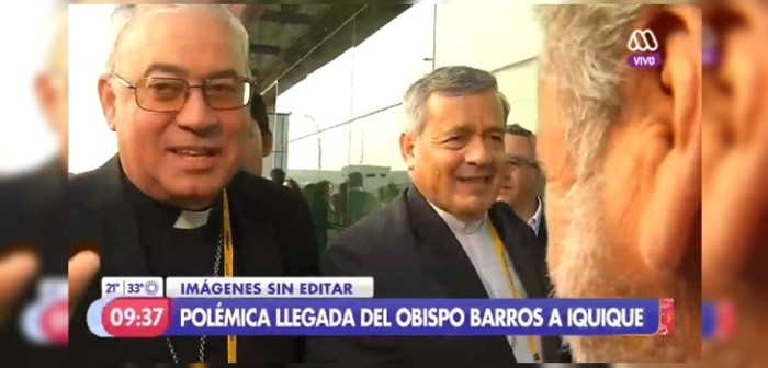 Violento actuar: periodista de Mega acusó agresión por parte de Obispo de San Bernardo