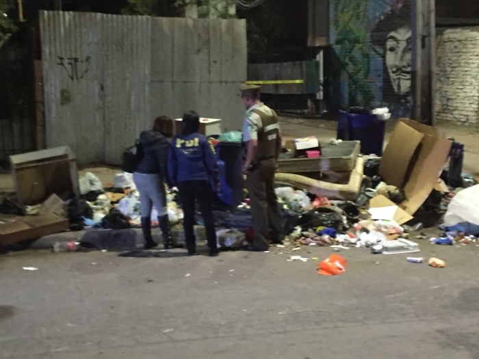 Hombre encontró feto de 7 meses en basurero de San Bernardo: Carabineros fue alertado