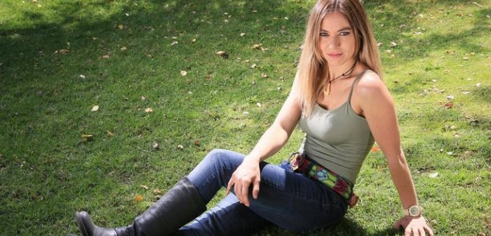 La divertida caída que sufrió Mariana Derderian durante su participación en Mucho Gusto