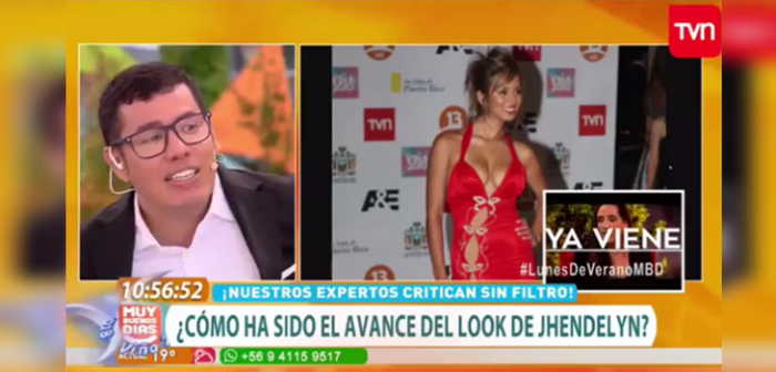 El divertido comentario de 'El Colombiano' por antiguo look de Jhendelyn Núñez en Viña