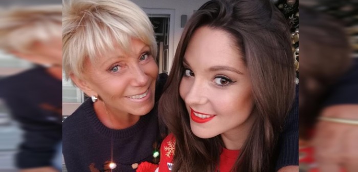 Kel Calderón se lució en su cumpleaños con vestido que usó su mamá en gala de Viña en 1981