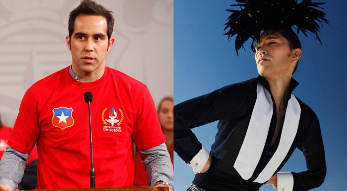 El arriesgado look con el que Claudio Bravo llegó a Chile: Di Mondo lo felicitó