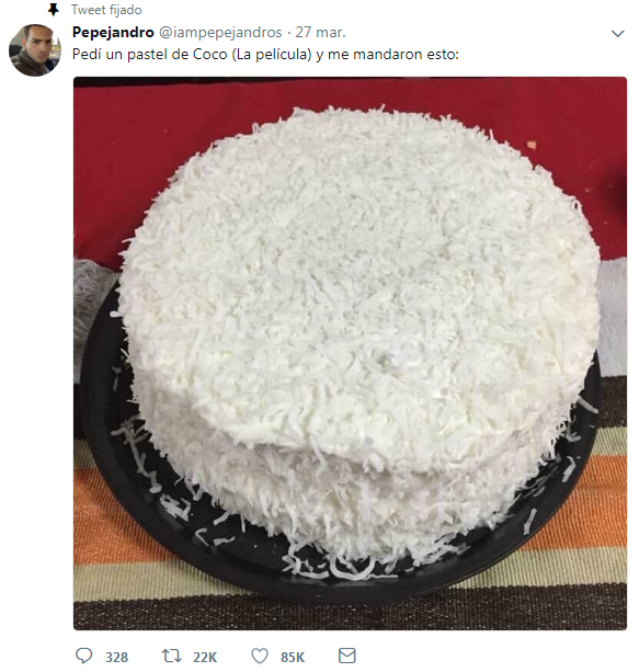 Sujeto pidió una torta de 'Coco' pero lo que recibió no tenía nada que ver  con la película | Sociedad | Página 7