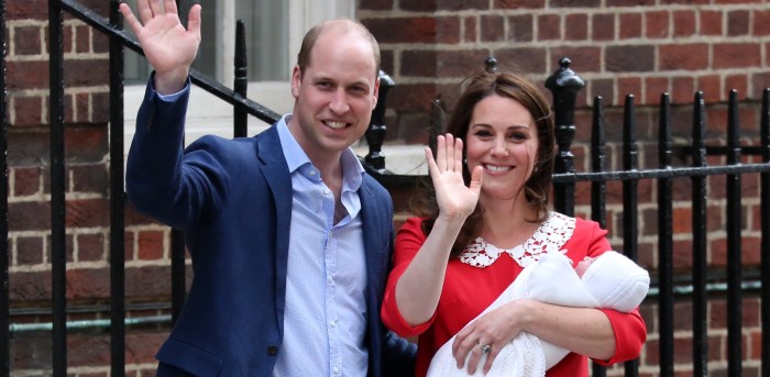 Dan a conocer el nombre del tercer hijo del príncipe William y la duquesa Kate Middleton