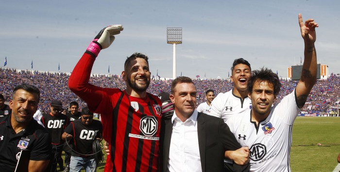 'Pajarito' Valdés compartió la eufórica celebración alba tras triunfo en el Superclásico