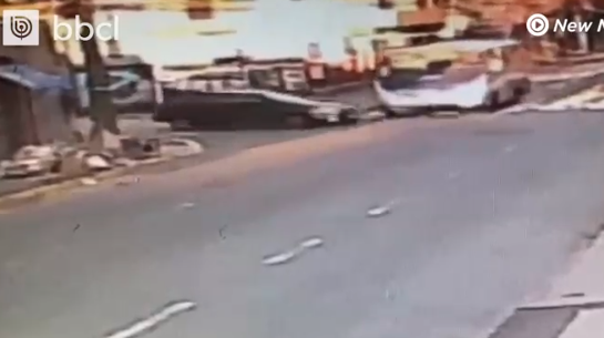 Video capta momento exacto del violento accidente en Concepción donde murió una pasajera