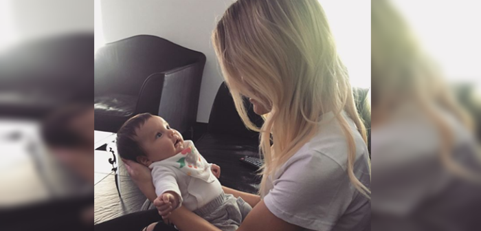 Por razones de salud Gala Caldirola tuvo que interrumpir la lactancia materna libre