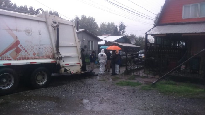 Encuentran a recién nacido muerto en un camión de basura en Valdivia