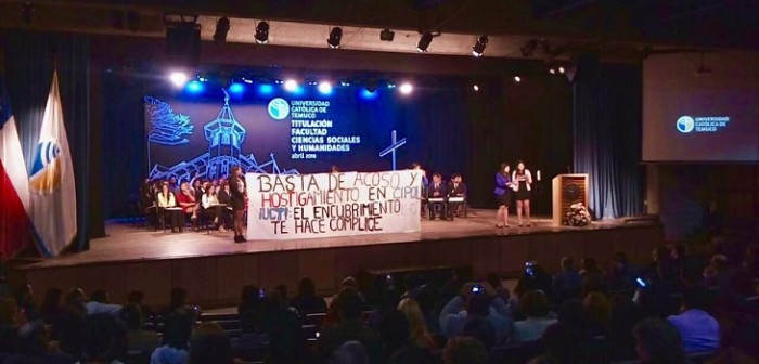 Denuncian en plena titulación acoso y hostigamiento en Universidad Católica de Temuco