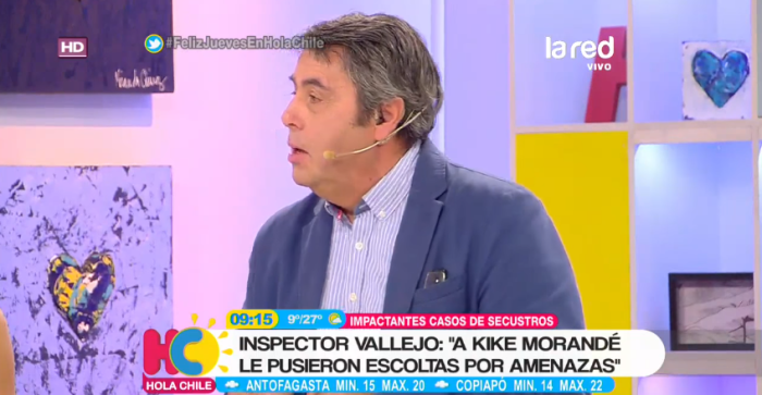 Inspector Vallejo recordó amenaza de muerte que recibió Kike Morandé: estuvo con escoltas