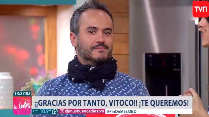 Víctor Aranda se despidió del matinal de TVN: 