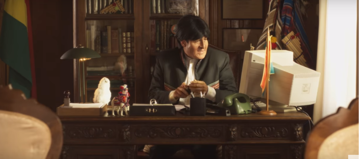 'Burdo, ofensivo y racista': así calificó Evo Morales al spot en donde Kramer lo imita