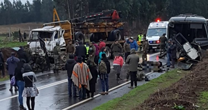 Camión y bus policial colisionaron en Cañete: dejó número indeterminado de lesionados