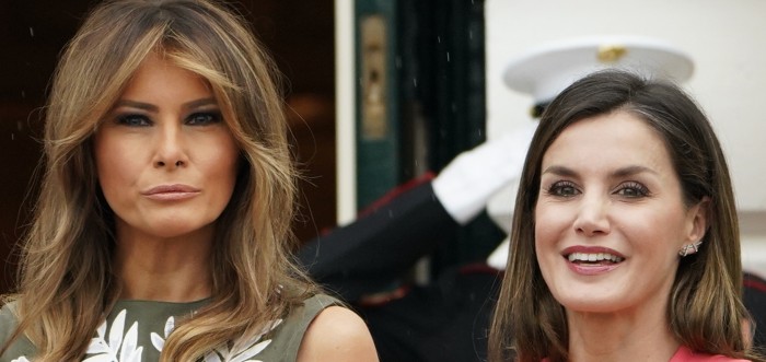 La coincidencia de vestuario entre la reina Letizia y Melania Trump que pocos notaron