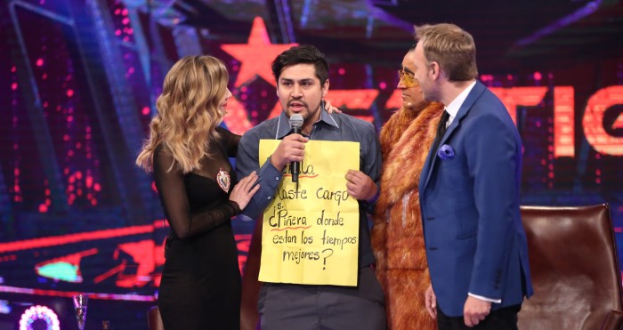 Rutina de Yerko fue interrumpida por manifestación de estudiantes: animadores la apoyaron