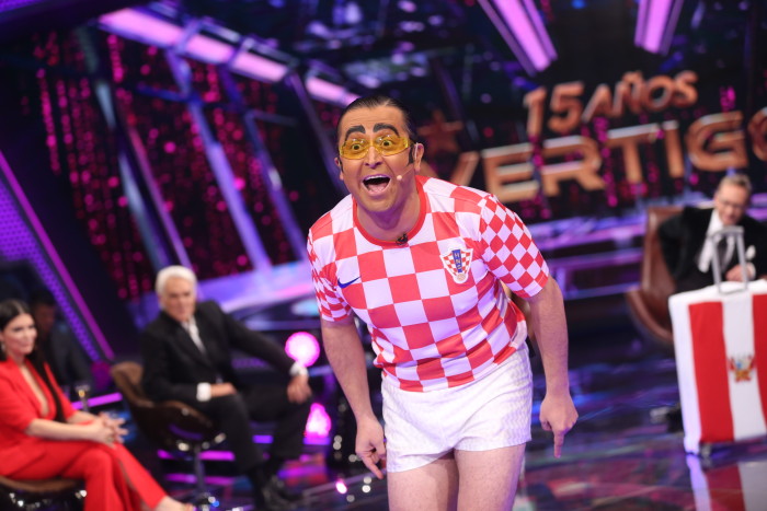 Salió del paso: el pequeño impasse que sufrió Yerko Puchento durante rutina en Vértigo