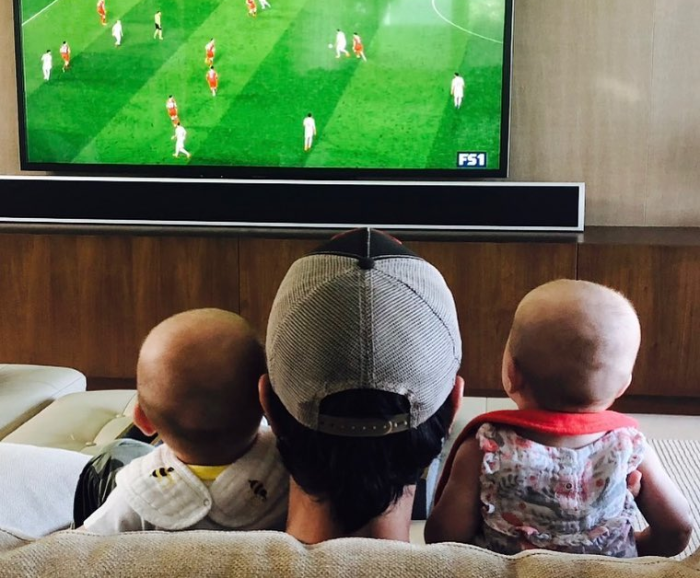 ¿Modo mundial? Las fotos de los mellizos de Enrique Iglesias que encantaron a fanáticos