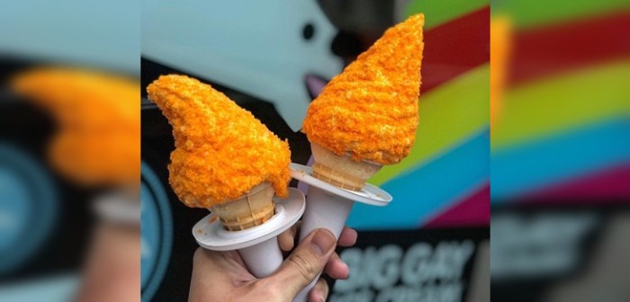 ¿Lo probarías? Helado de sabor Cheetos la está rompiendo en Nueva York