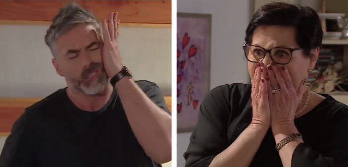 ¿Muy falsa? Cachetada de Gabriela a Leonardo en Verdades Ocultas causó furor en Twitter