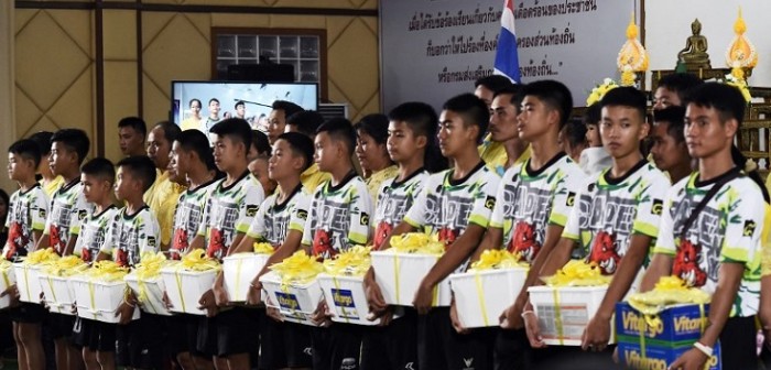 Las declaraciones que marcaron primera rueda de prensa de niños rescatados en Tailandia
