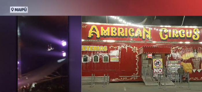 Show del 'hombre bala' del American Circus terminó mal: artista cayó fuera de la malla