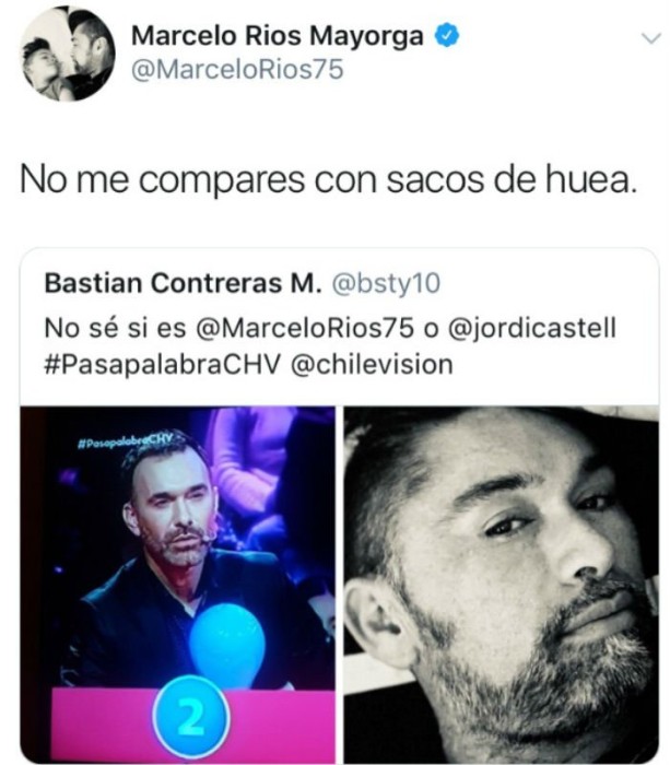 Chino Rios Desato Su Furia Tras Comentario En Twitter Y Termino Ofendiendo A Jordi Castell Redes Sociales Pagina 7