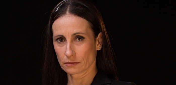 La consigna de Amparo Noguera contra Paty Maldonado durante acto en Museo de la Memoria