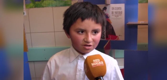 La entrevista a “niño lector” de Cauquenes que se robó el corazón de los cibernautas