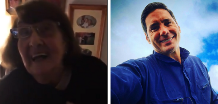 El bello gesto con el que Pancho Saavedra logró emocionar a una abuelita en su cumpleaños