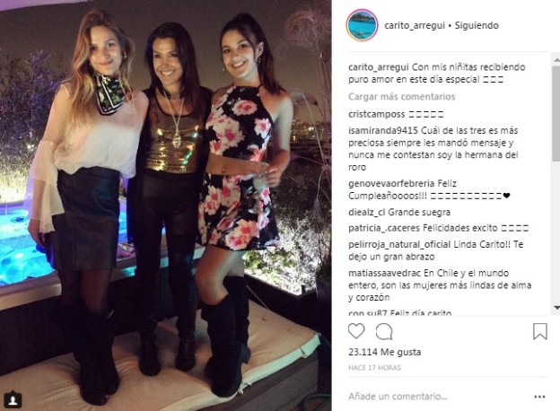 Parecen Hermanas La Foto De Carolina Arregui Y Sus Hijas Con La Que Celebró Sus 53 Años 8430