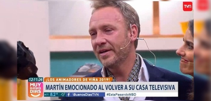Los recuerdos lo derrumbaron: Martín Cárcamo estalló en llanto tras visitar matinal de TVN