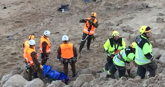 Accidente terminó con la vida de una familia en Arica: fueron encontrados al día siguiente