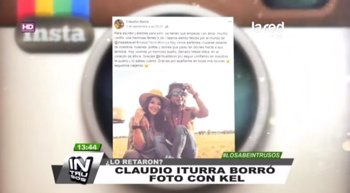 Captura La Red 1 El problema fue que días después, Claudio borró la publicación, lo que desató una serie de comentarios al respecto. En Intrusos de La red, hablaron del tema, y explicaron que al parecer todo se trataría de una sucia estrategia de marketing para promocionar la agencia de viajes de Iturra.