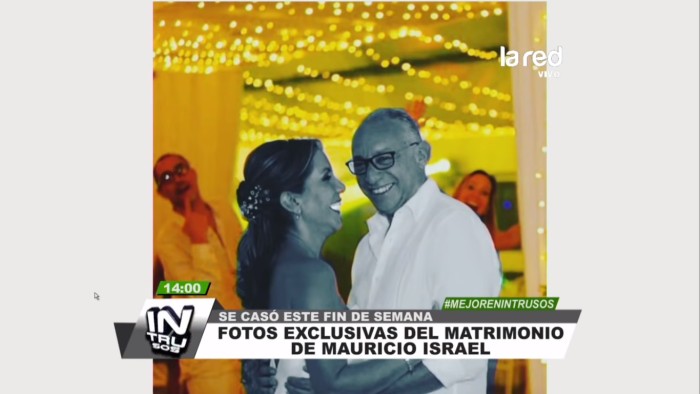 Mauricio Israel se casó en Colombia y no quiso regalos: pidió dinero en efectivo