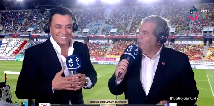 Aldo Schiappacasse retó a colega en transmisión de CHV y no se percató que estaba al aire