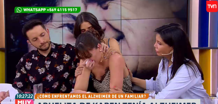 Karen Bejarano rompió en llanto en el Muy Buenos Días tras recordar a su fallecida abuela