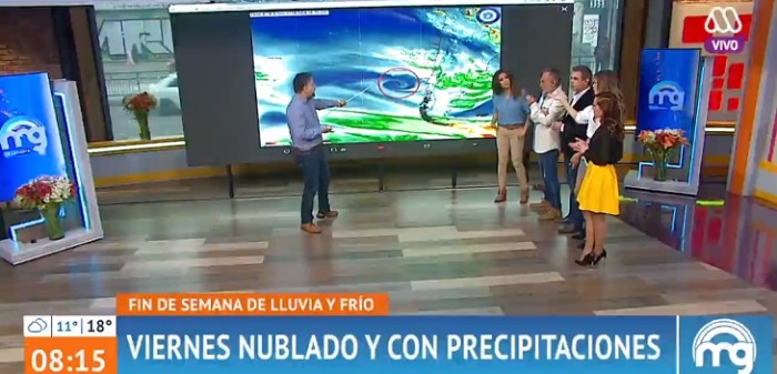 Gianfranco Marcone vivió pequeño chascarro en 'Mucho Gusto' en pleno informe del tiempo