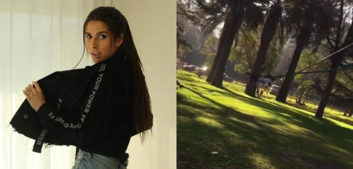 Registran cómo modelo chilena salió eyectada en grabación de comercial: acusa negligencia