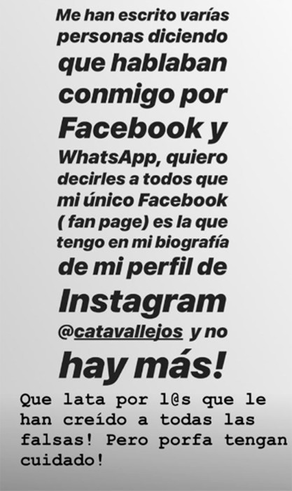 Catalina Vallejos / Instagram