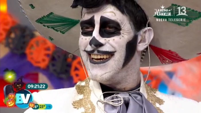 Polo Ramírez se lució en Bienvenidos disfrazado del villano de Coco: quedó igualito